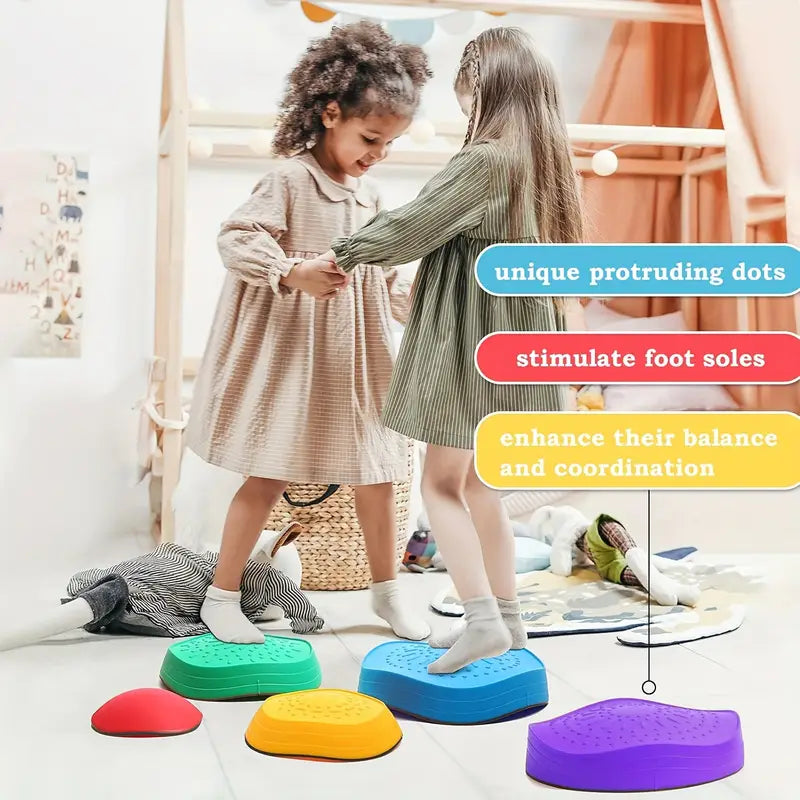 Kids Balance Board Set - 5Pcs