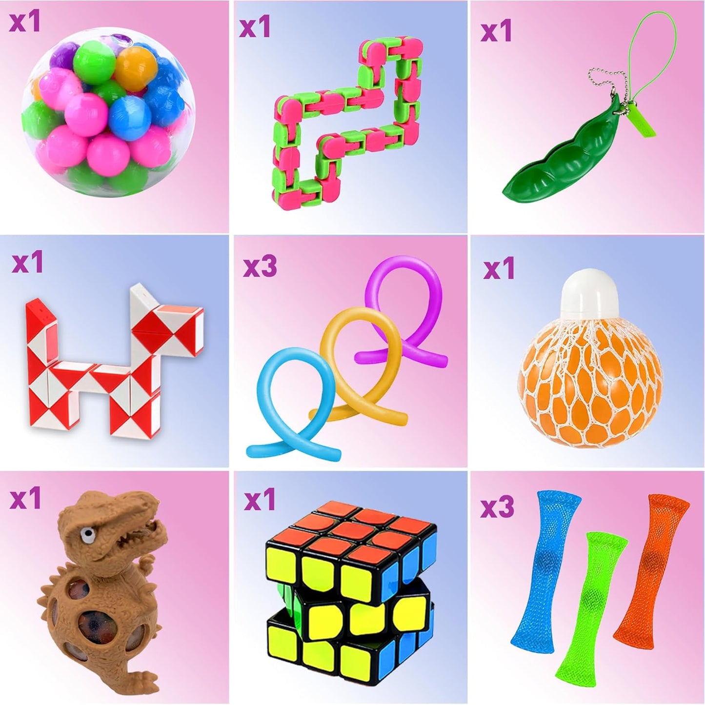 Mystery Box Fidget Toys - 35 Pcs