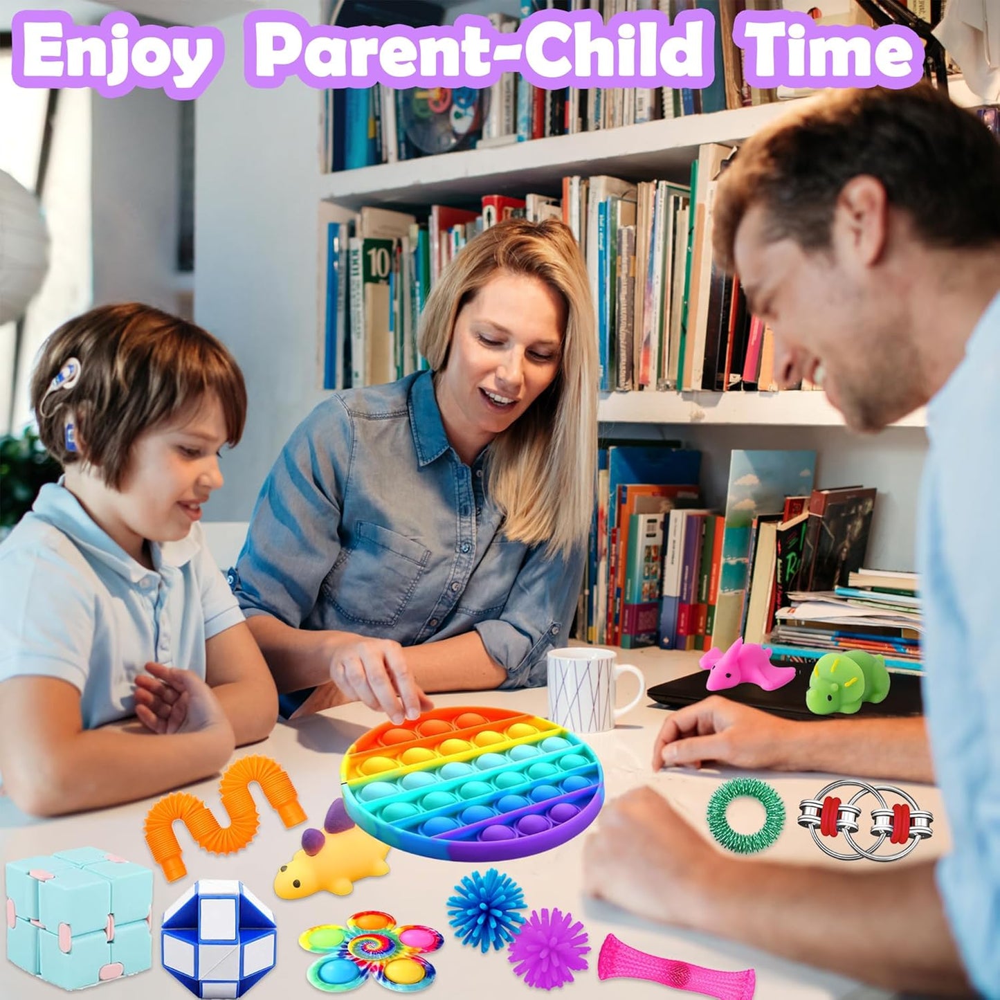 30 Pcs Anxiety Relief Fidget Toy Set