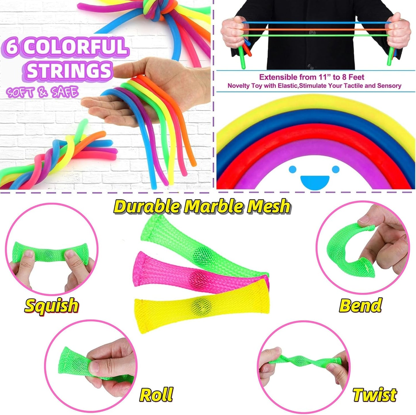 30 Pcs Anxiety Relief Fidget Toy Set