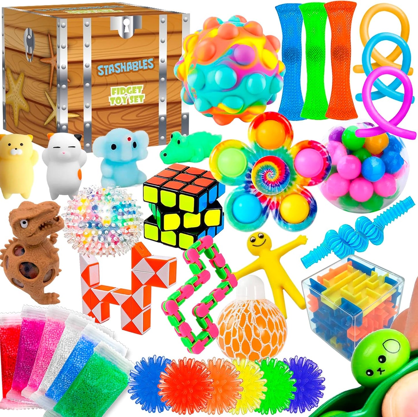 Mystery Box Fidget Toys - 35 Pcs