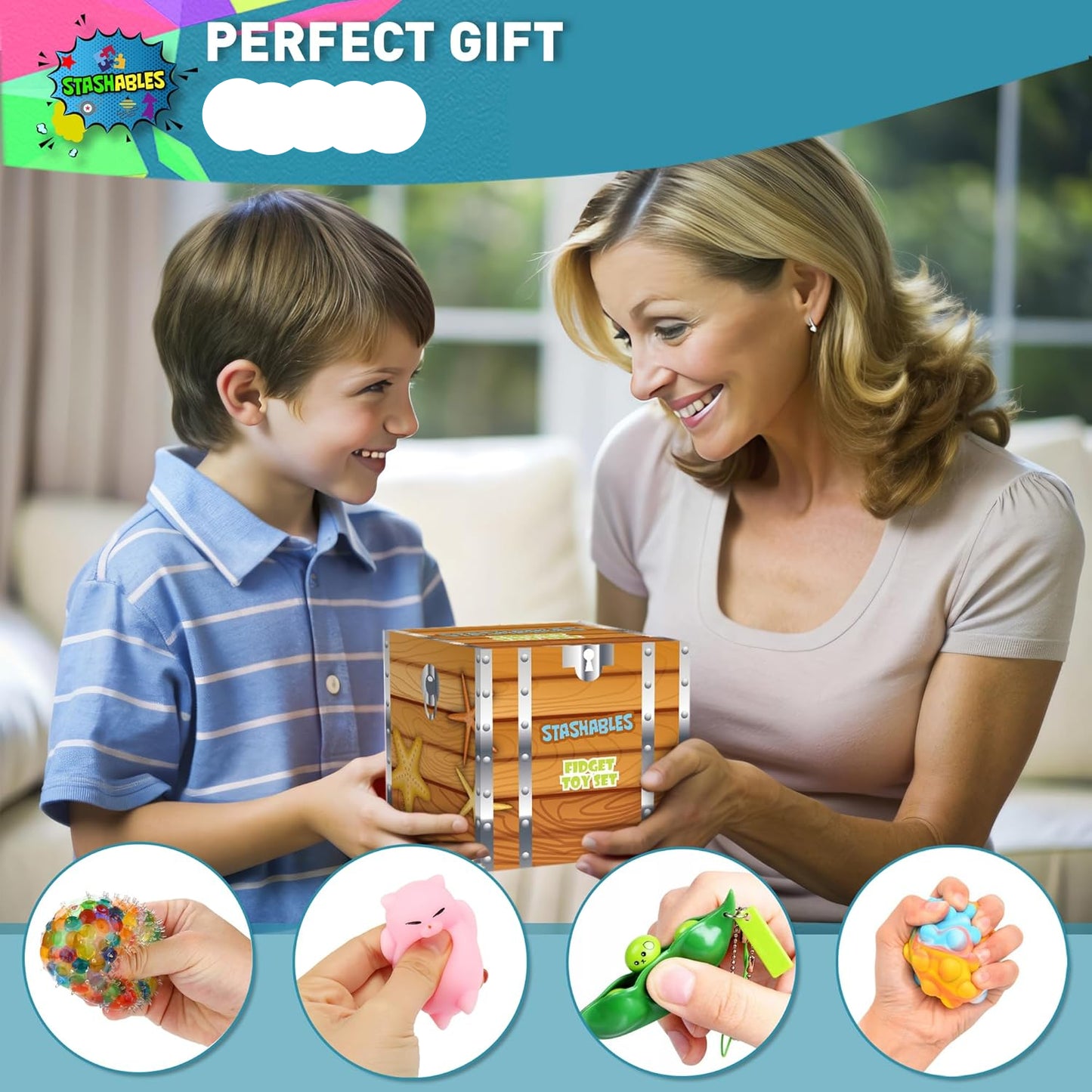 Mystery Box Fidget Toys - 35 Pcs