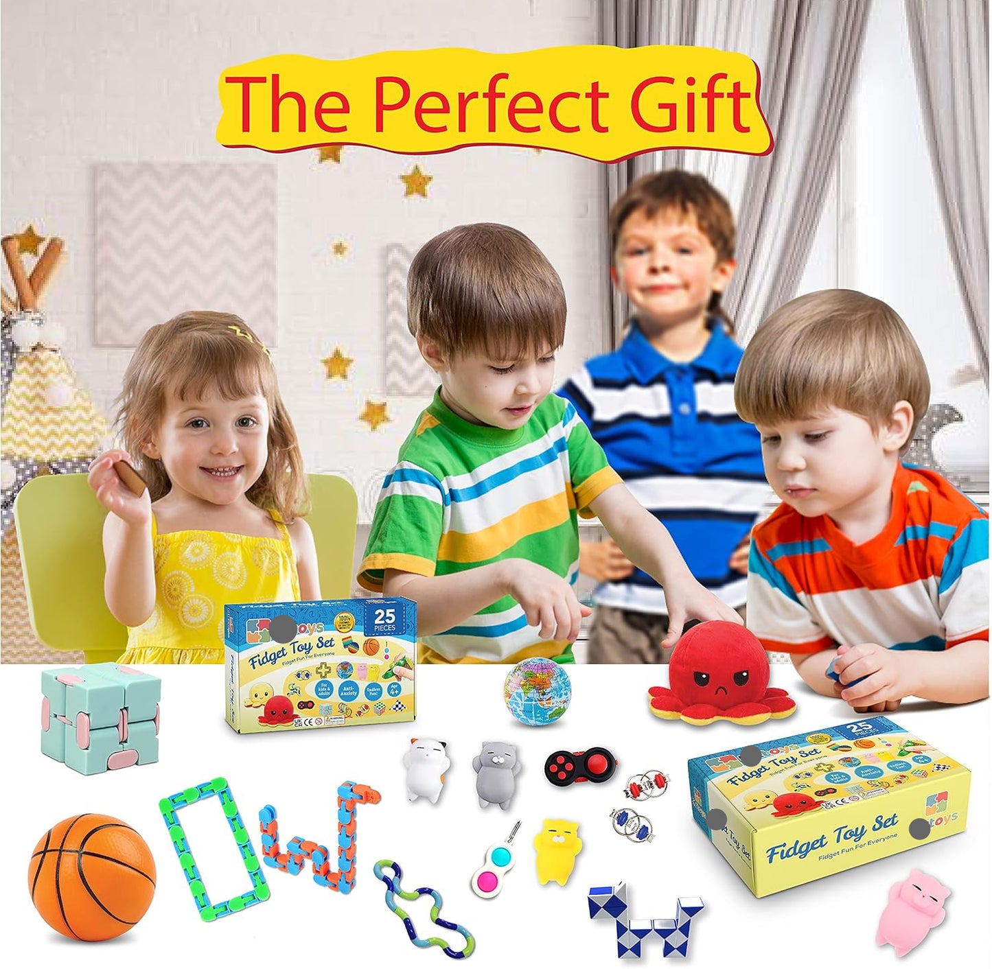 Anxiety Relief Fidget Toys - 25 Pcs