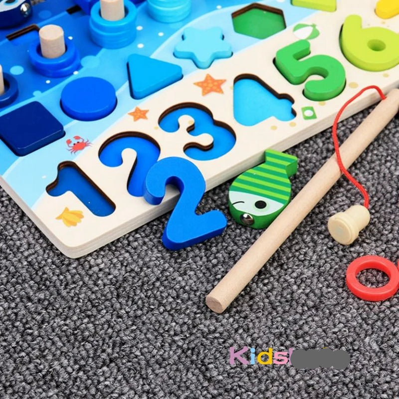 Kids Educational Wooden Maths Puzzle Toy
