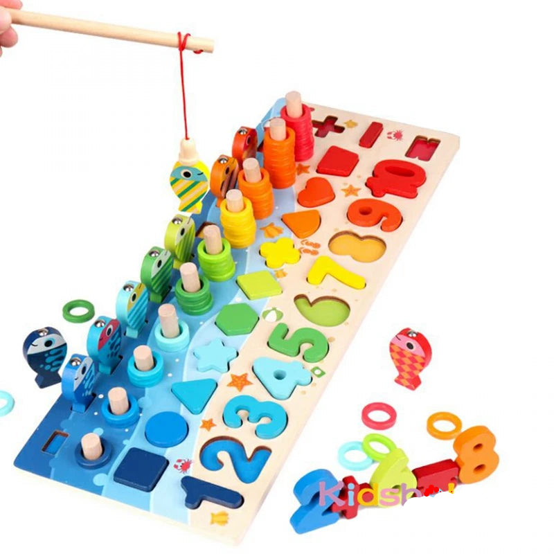 Kids Educational Wooden Maths Puzzle Toy