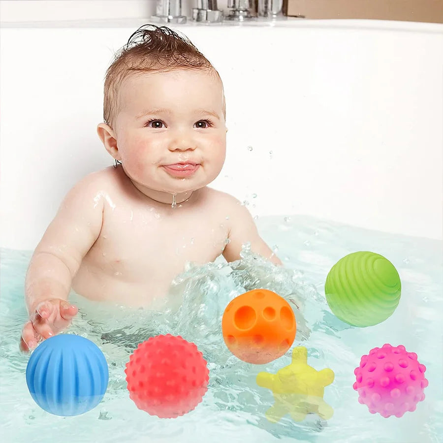 Squeaky Sensory Balls - Set of 6