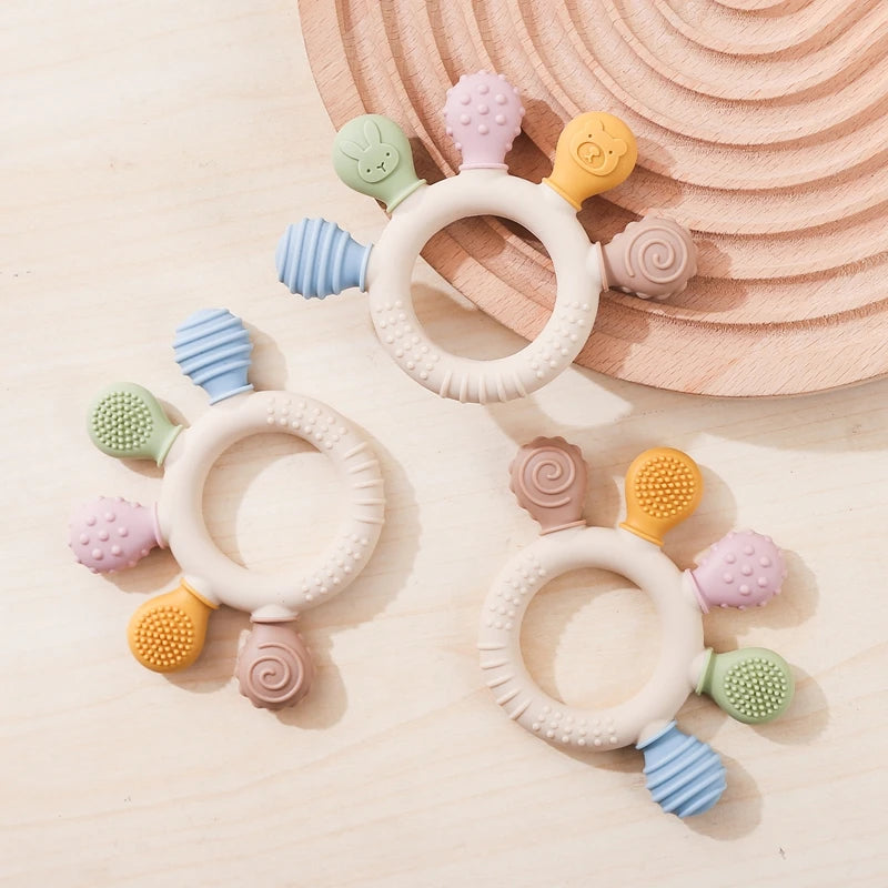 Chewing Teether Ring Sensory Toy