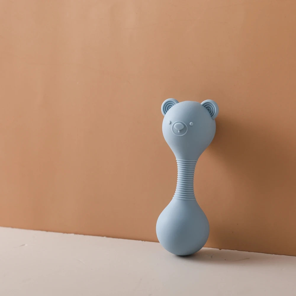 Sensory Bear Rattle Chewy Teether Toy