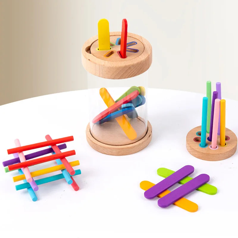 Wooden Colour Sorting Toys