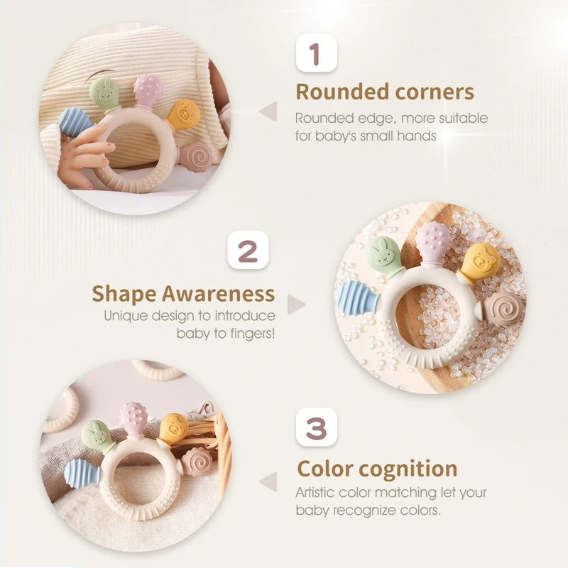 Chewing Teether Ring Sensory Toy