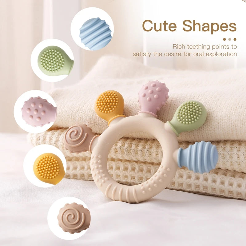 Chewing Teether Ring Sensory Toy