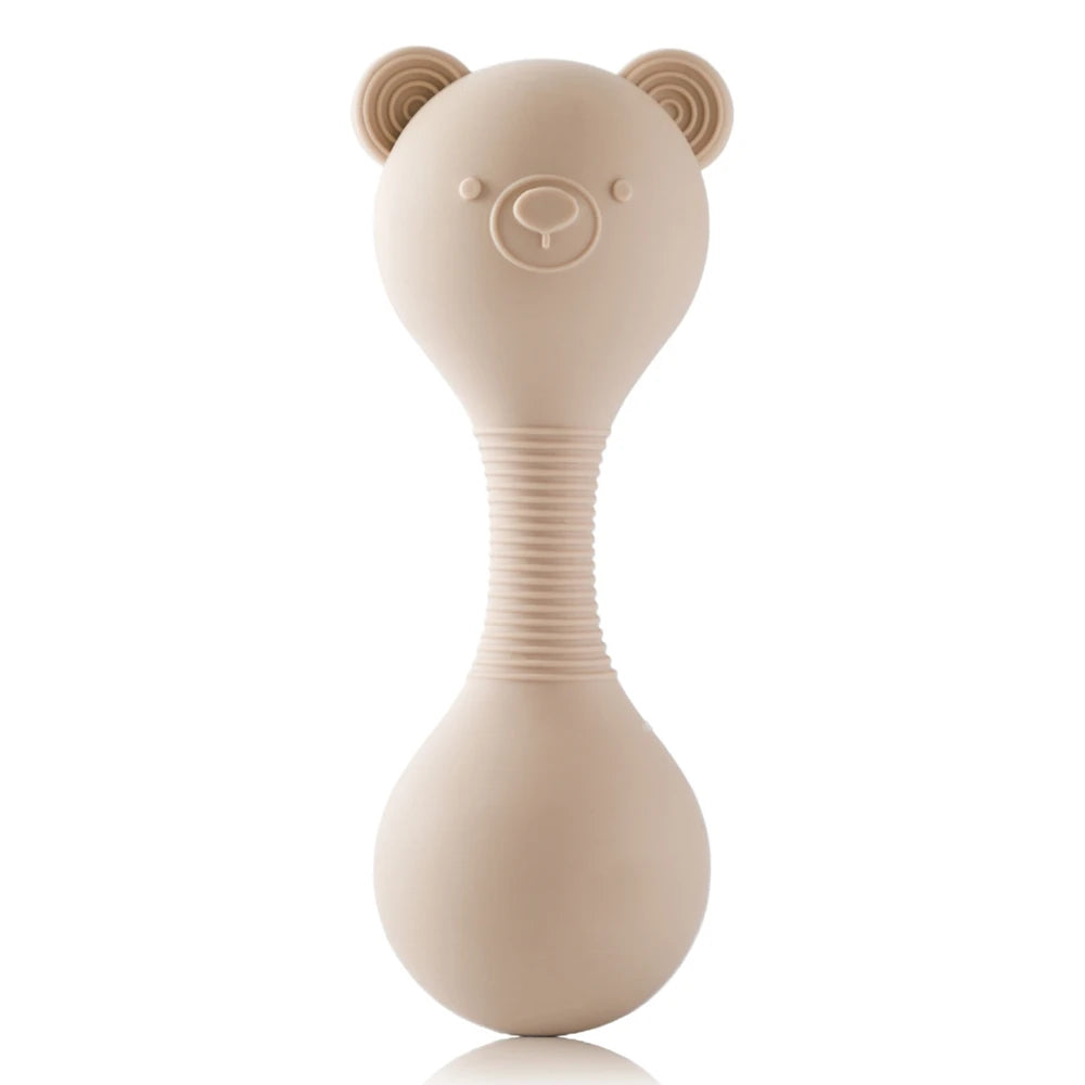 Sensory Bear Rattle Chewy Teether Toy