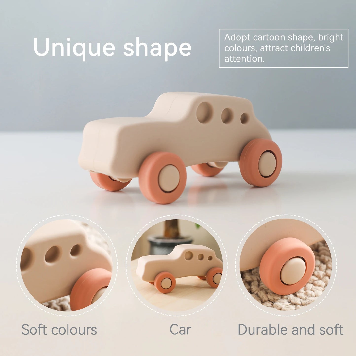 Sensory Chewy Educational Toy Cars
