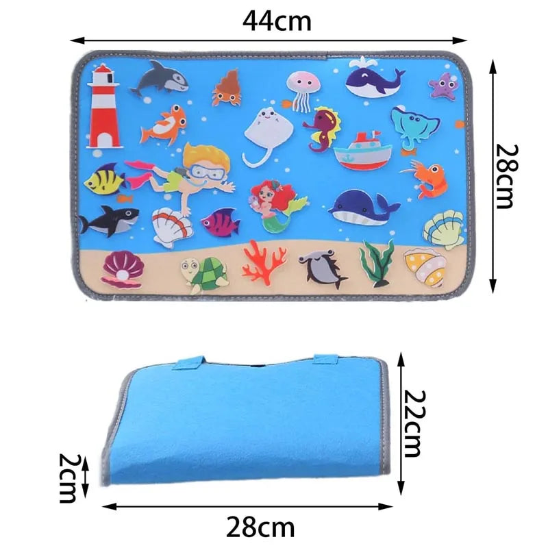 Interactive Educations Travel Felt Kit