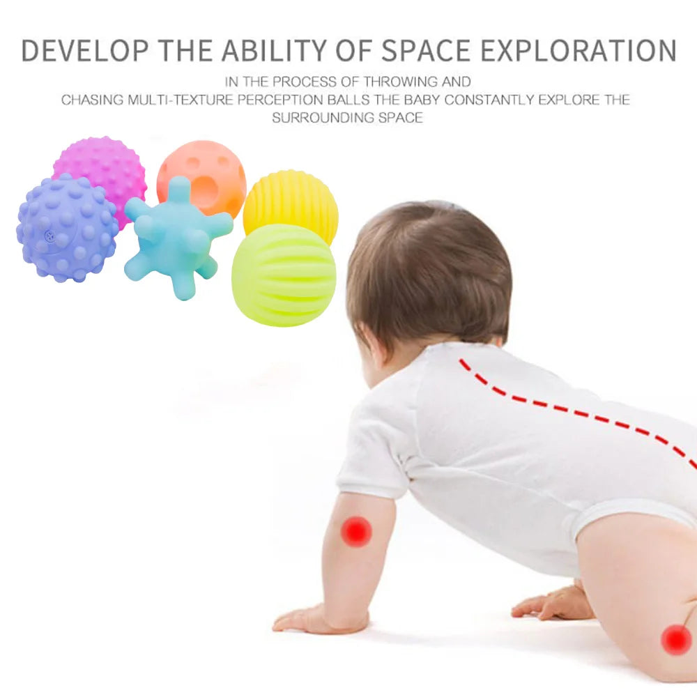 Squeaky Sensory Balls - Set of 6