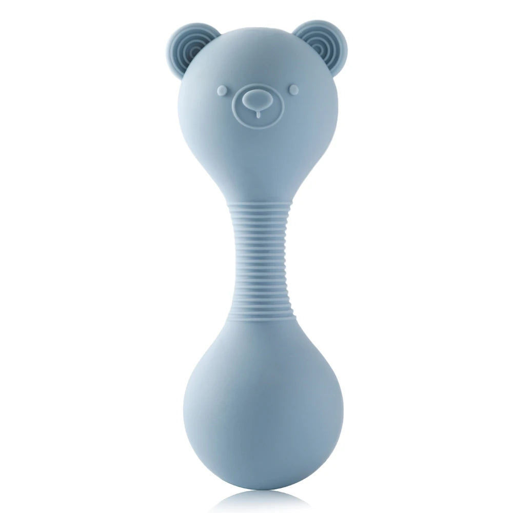 Sensory Bear Rattle Chewy Teether Toy