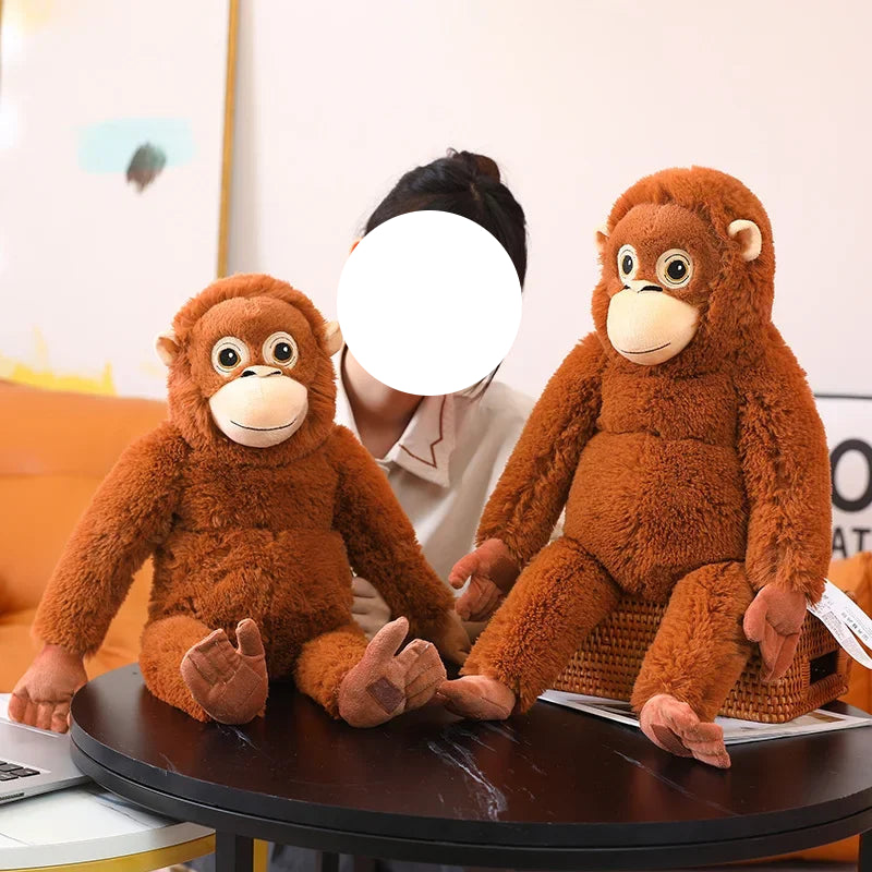 Gorilla Chimpanzees Monkey Plush Toy – Realistic & Cuddly