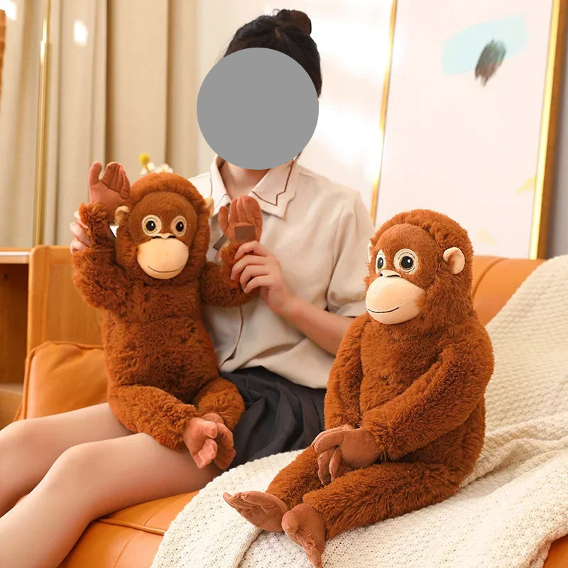 Gorilla Chimpanzees Monkey Plush Toy – Realistic & Cuddly