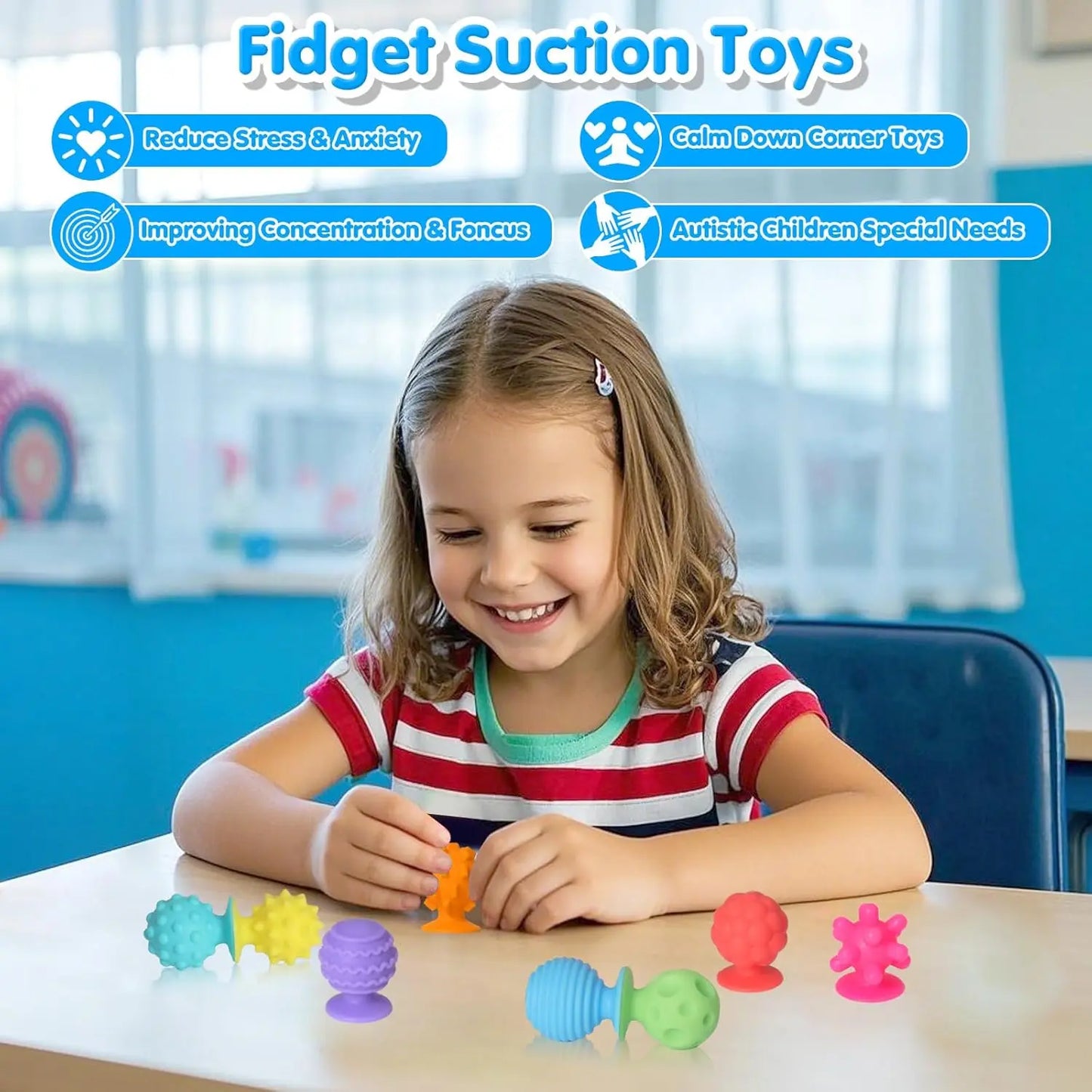 Sensory Fidget Toys - 8 Pack