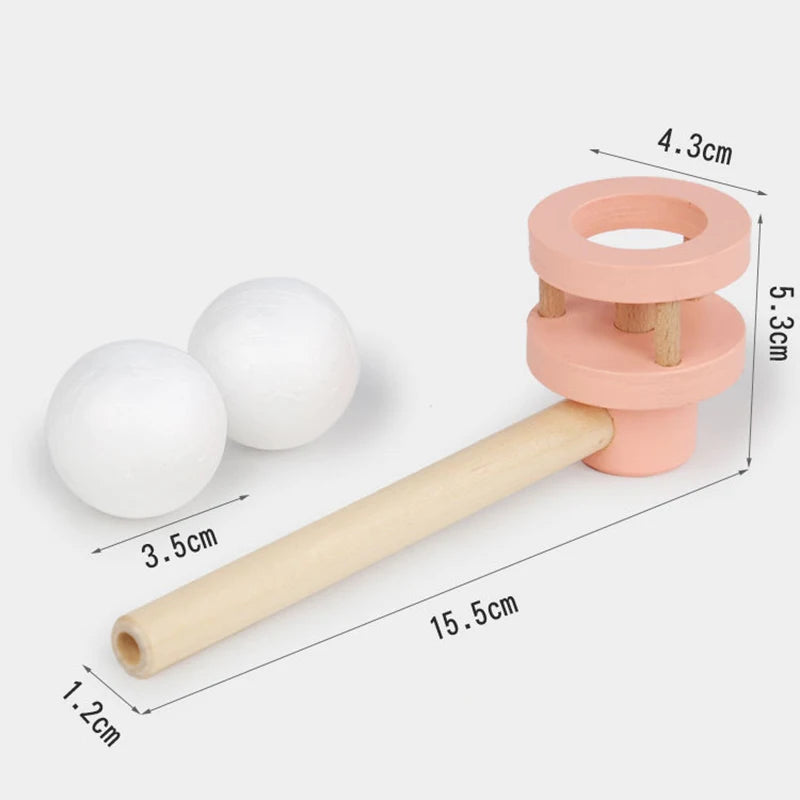 Kids Whistle Speech Blowing Floating Ball