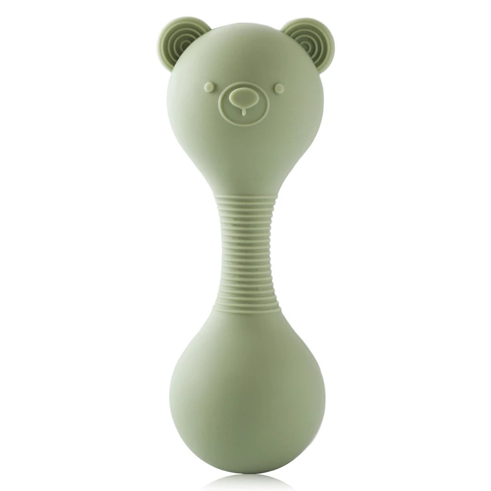 Sensory Bear Rattle Chewy Teether Toy