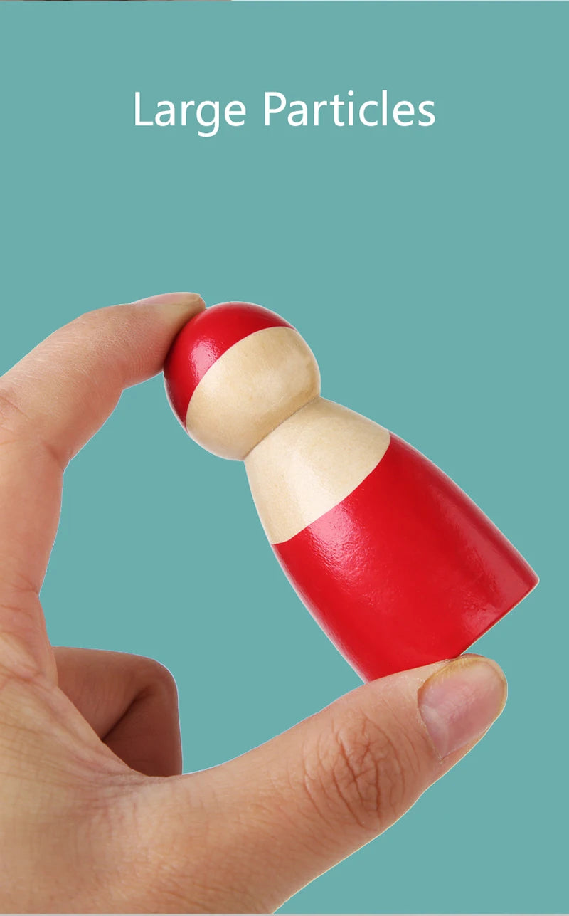 Wooden Rainbow Puzzle Toys