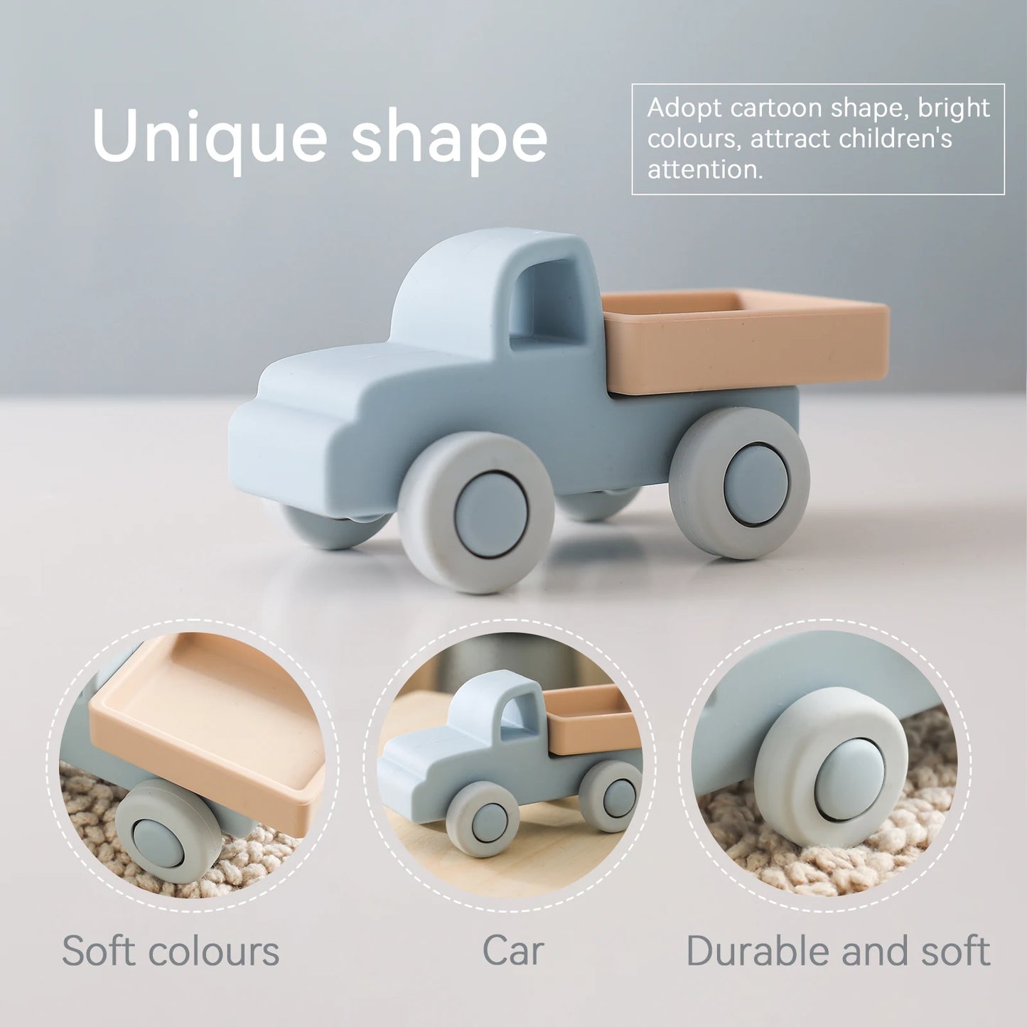 Sensory Chewy Educational Toy Cars