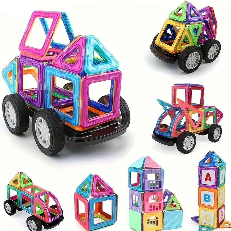 Educational Magnet Building Blocks - 83Pcs