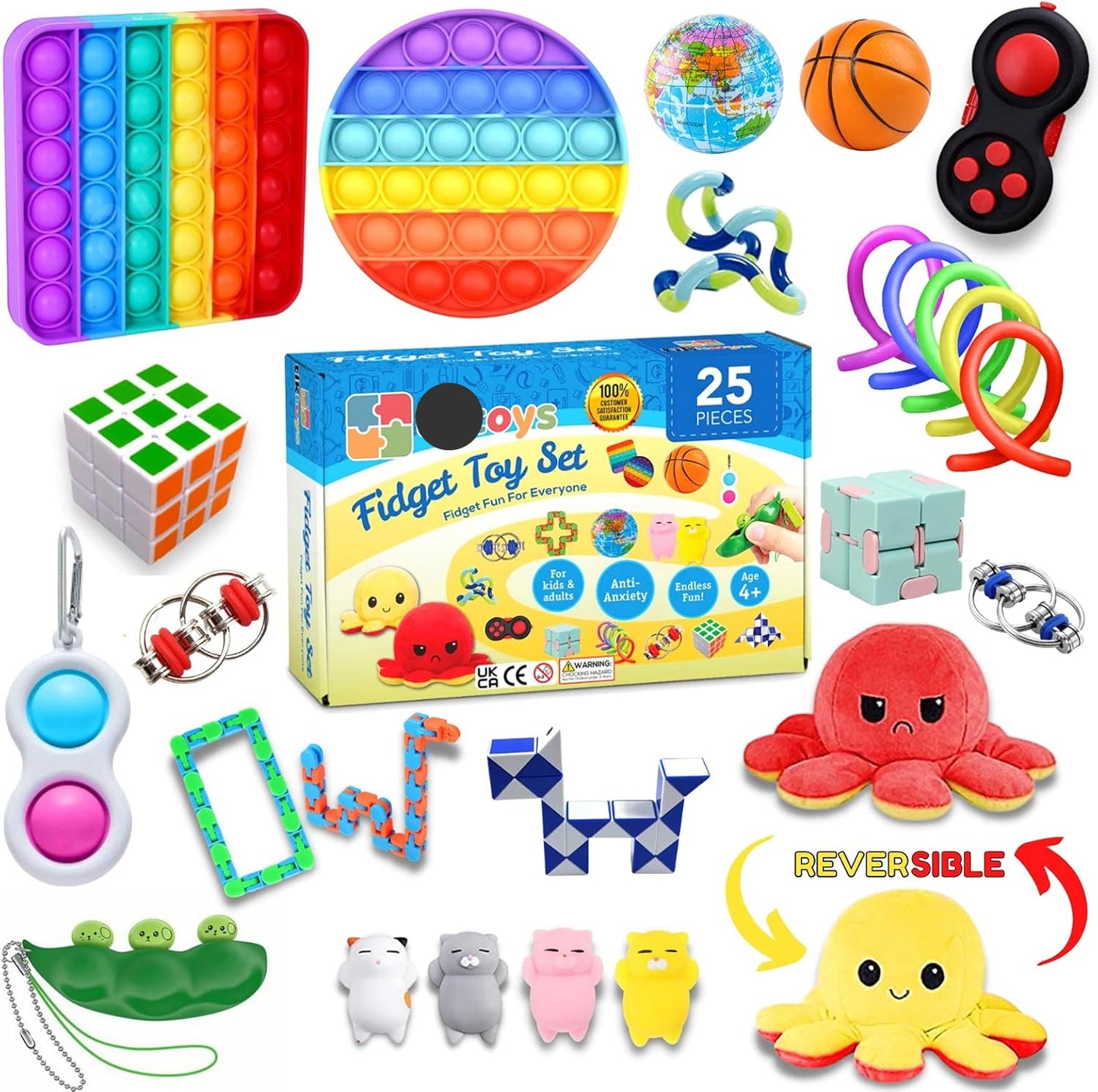 Anxiety Relief Fidget Toys - 25 Pcs