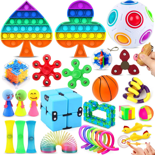 30 Pcs Sensory Fidget Toy Set