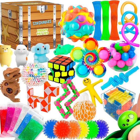 Mystery Box Fidget Toys - 35 Pcs