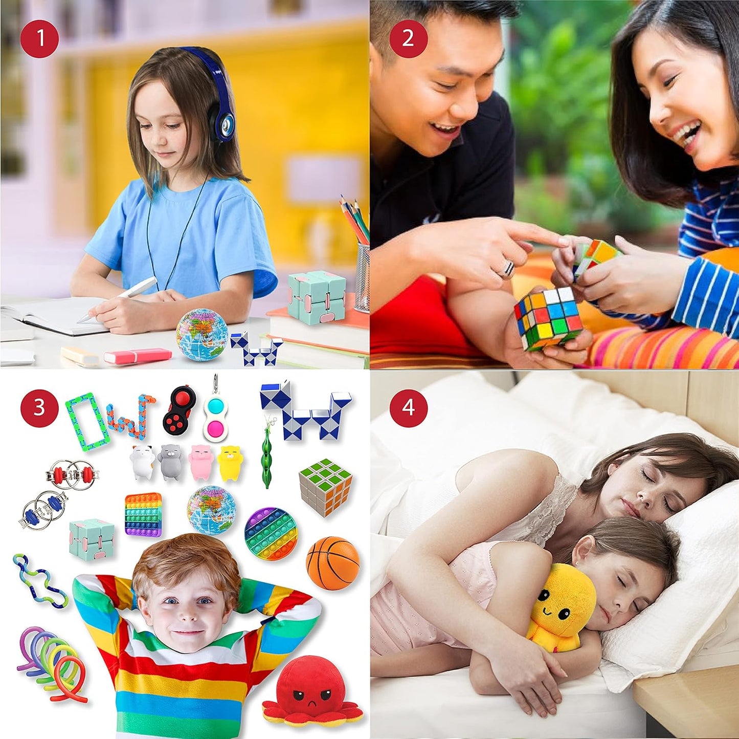 Anxiety Relief Fidget Toys - 25 Pcs