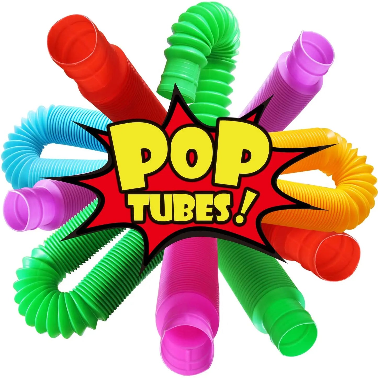 Sensory Tube Fidget Toy - Pack of 4