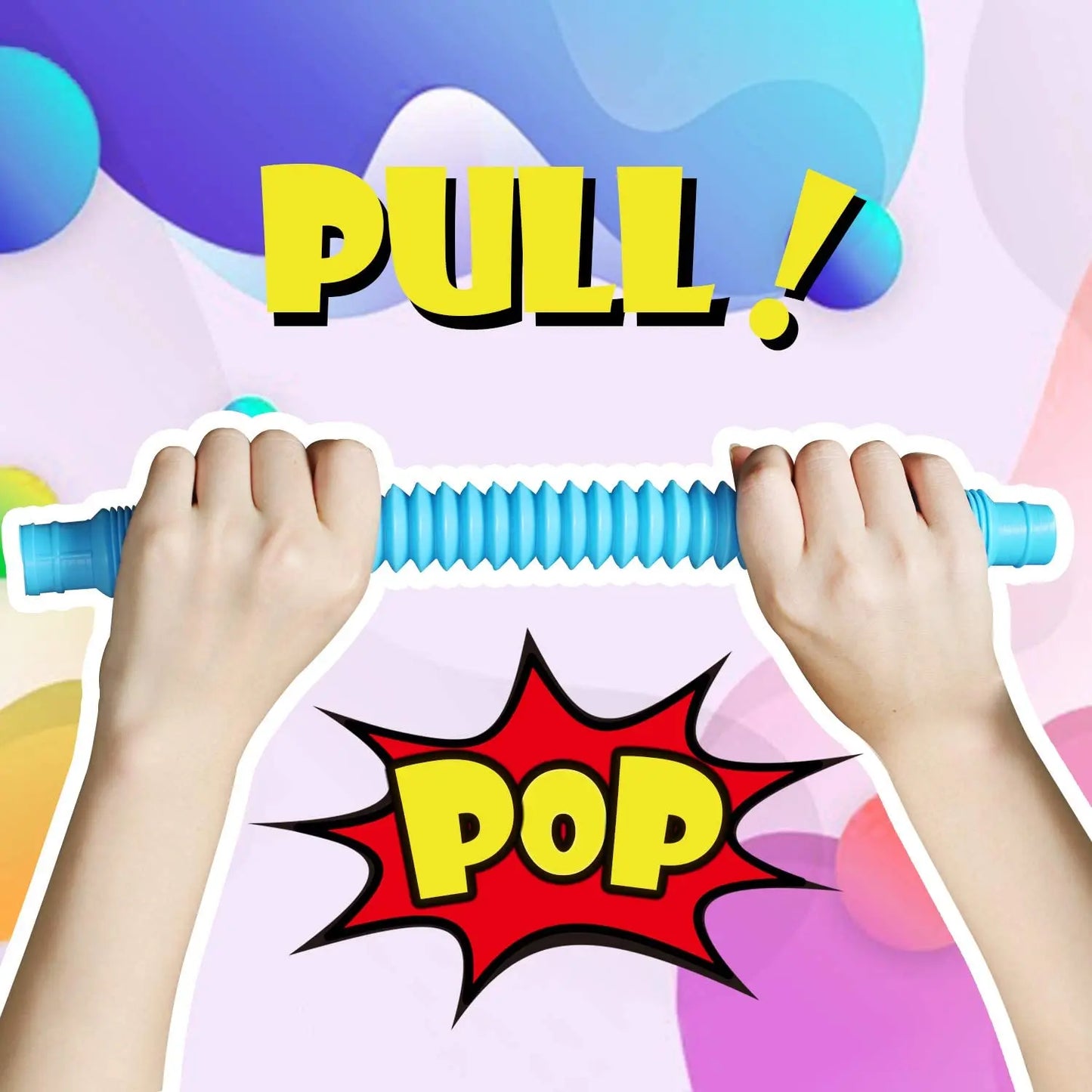 Sensory Tube Fidget Toy - Pack of 4