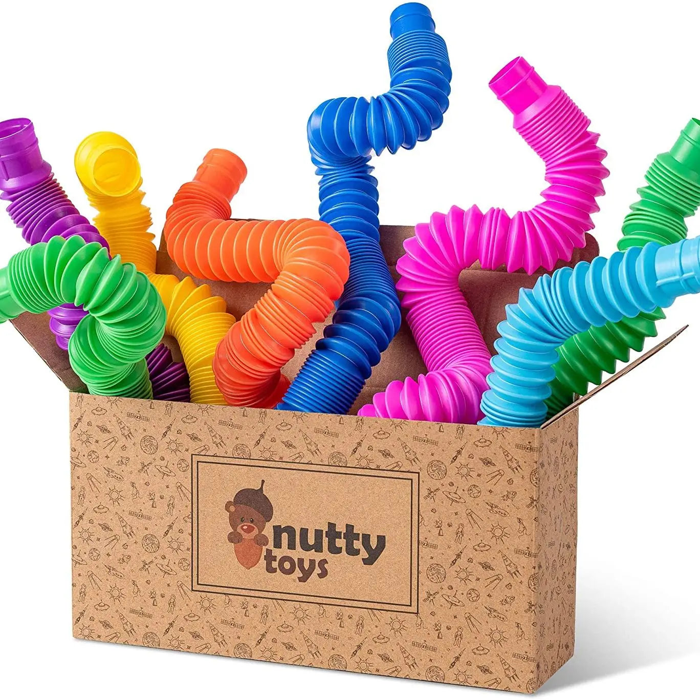 Sensory Tube Fidget Toy - Pack of 4