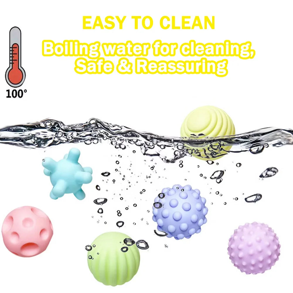 Squeaky Sensory Balls - Set of 6