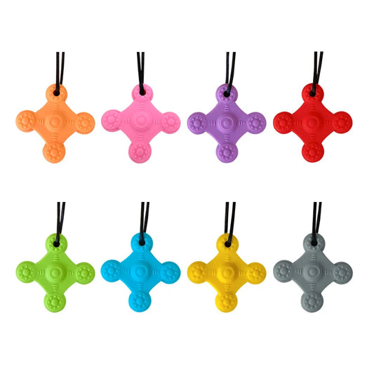 Chewy Cross Necklace - 8Pcs