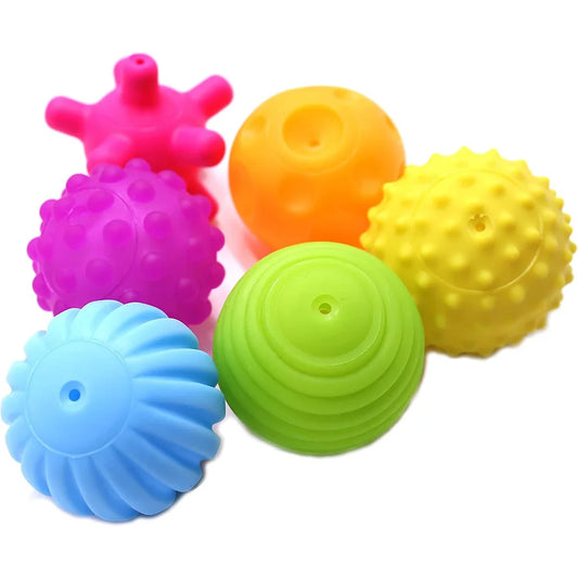 Squeaky Sensory Balls - Set of 6