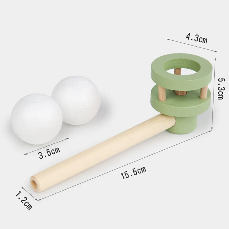 Kids Whistle Speech Blowing Floating Ball