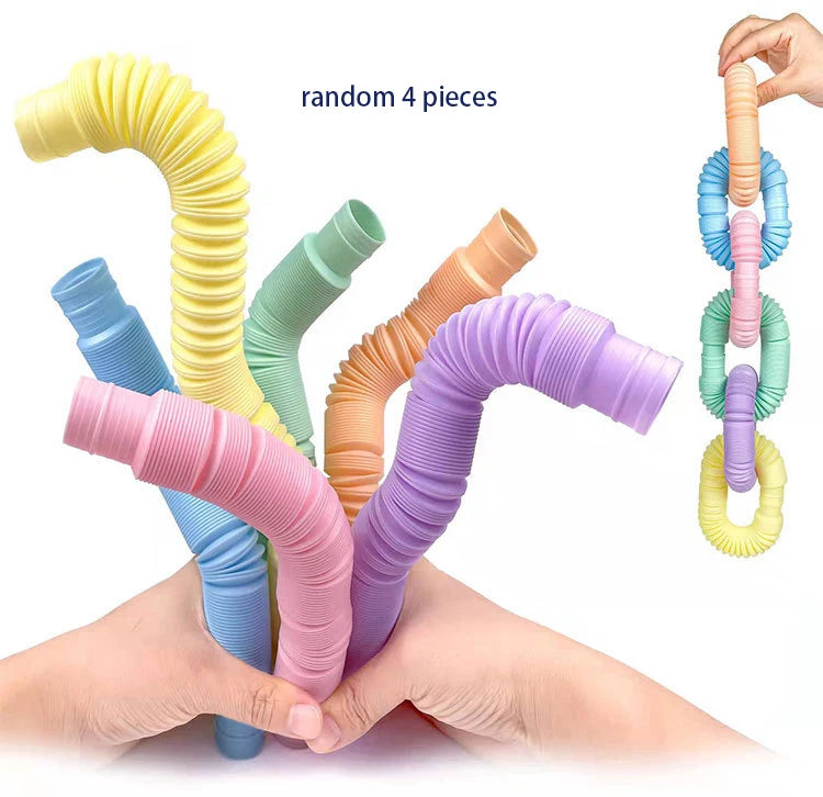 Sensory Tube Fidget Toy - Pack of 4