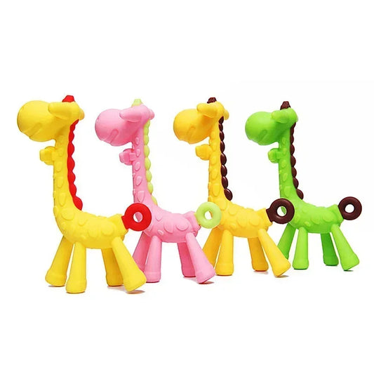 Chewy Teether Silicone Giraffe Toy