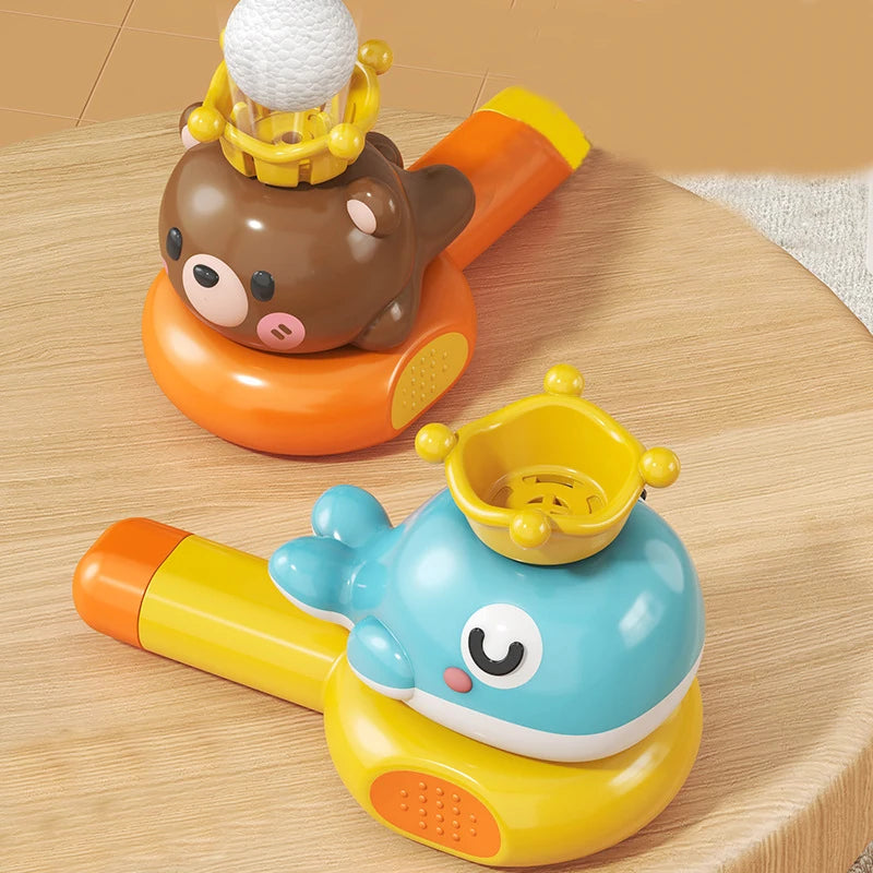 Kids Whistle Speech Blowing Floating Ball