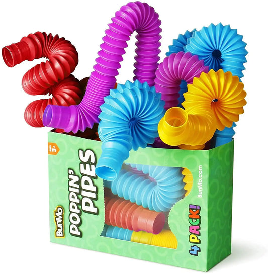 Sensory Tube Fidget Toy - Pack of 4