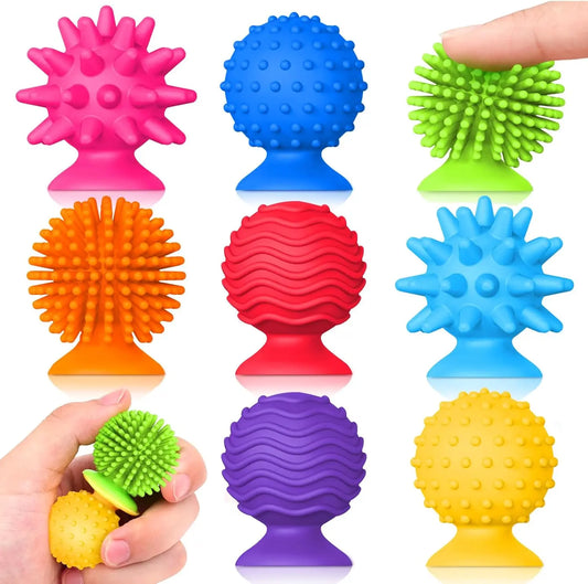 8 Pcs Silicone Soft Sensory Fidget Toys