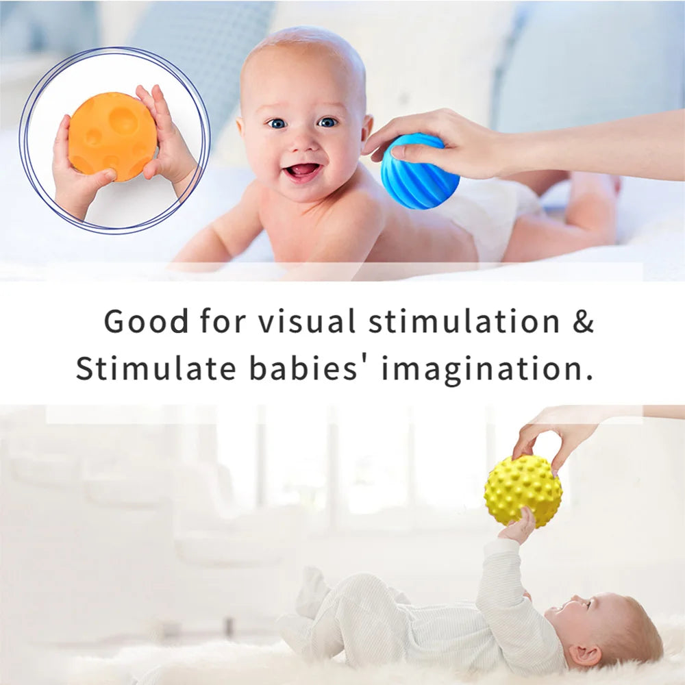 Squeaky Sensory Balls - Set of 6