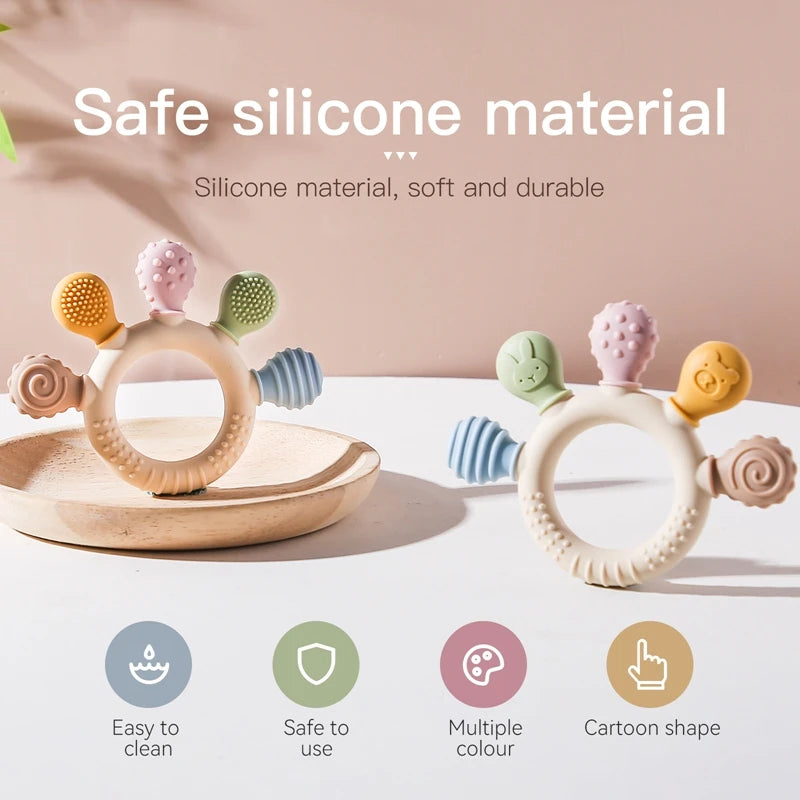 Chewing Teether Ring Sensory Toy