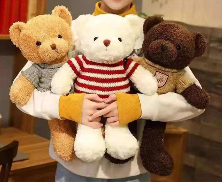 Cute Plush Sweater Bear Toys