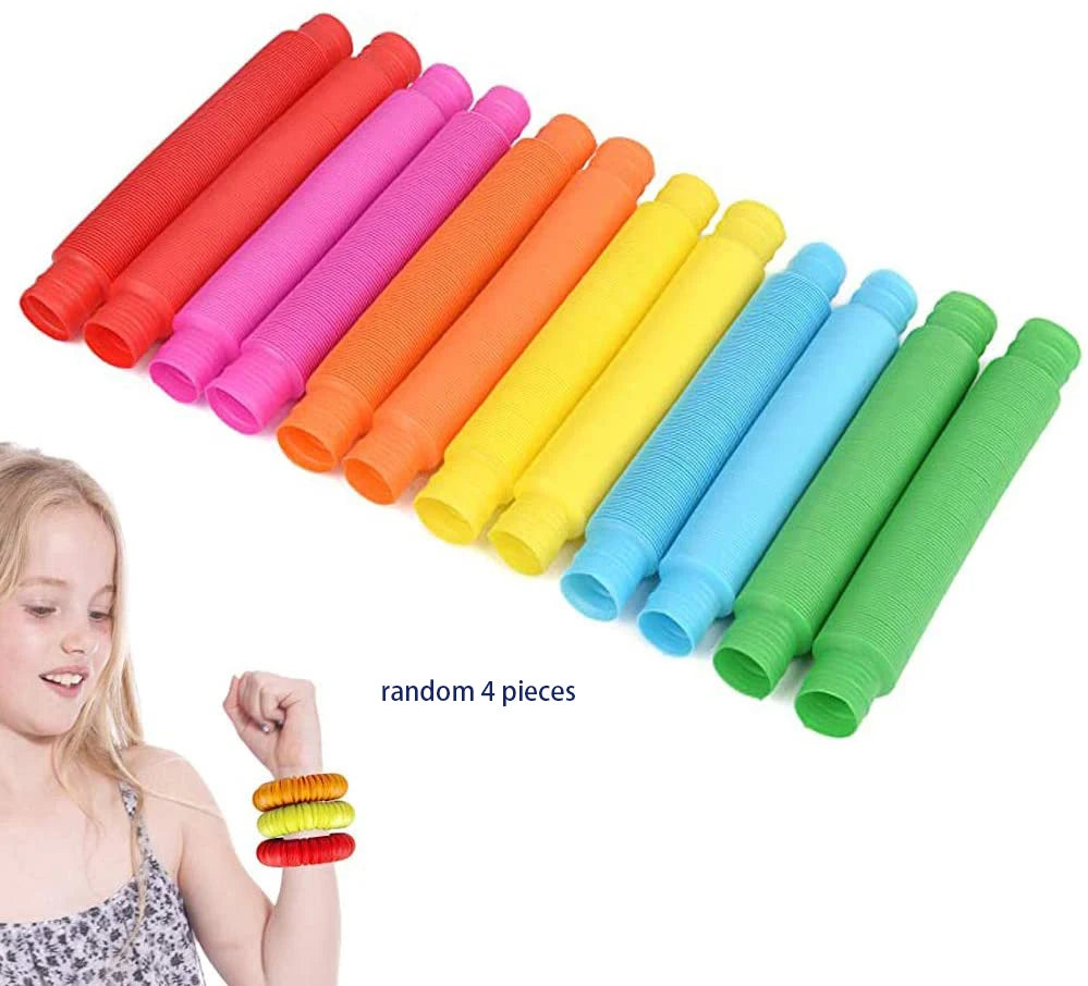 Sensory Tube Fidget Toy - Pack of 4