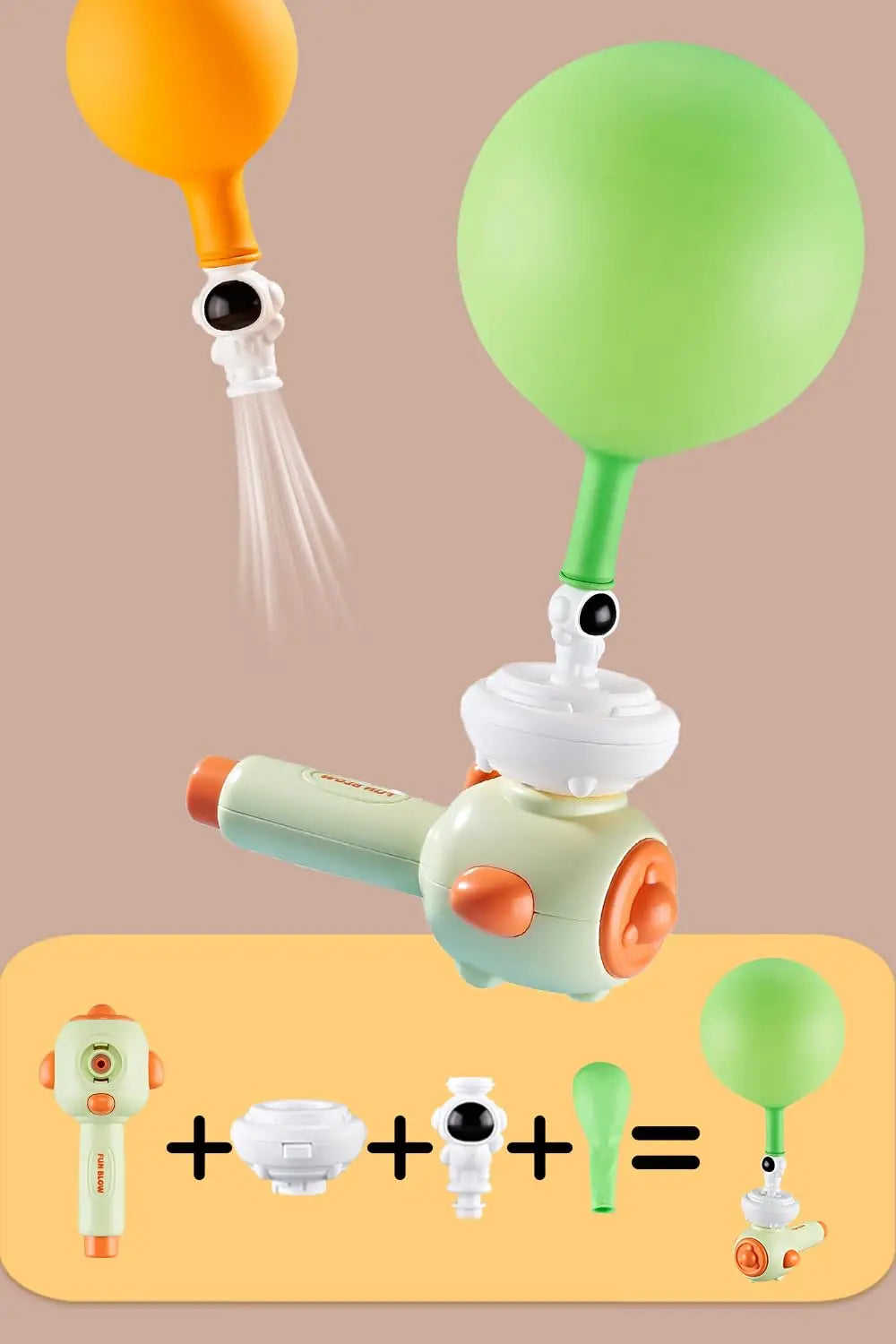 Kids Whistle Speech Blowing Floating Ball