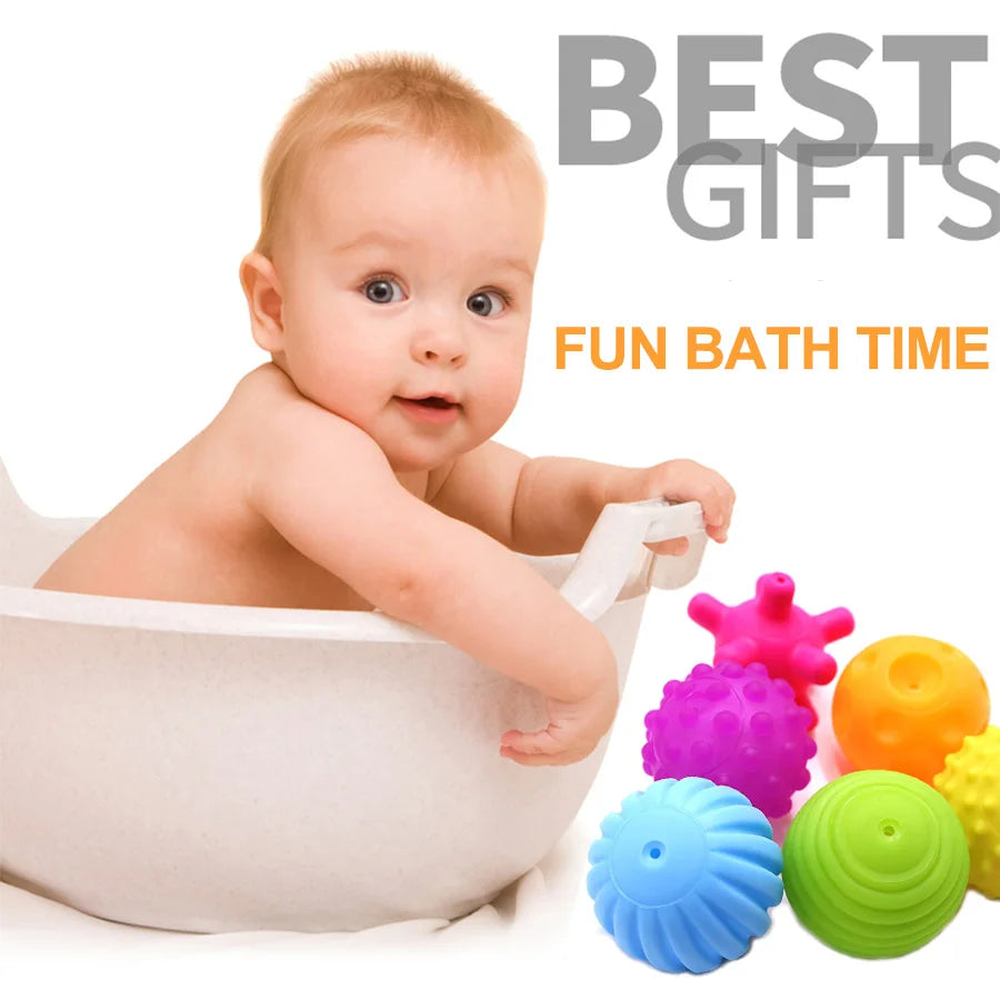 Squeaky Sensory Balls - Set of 6